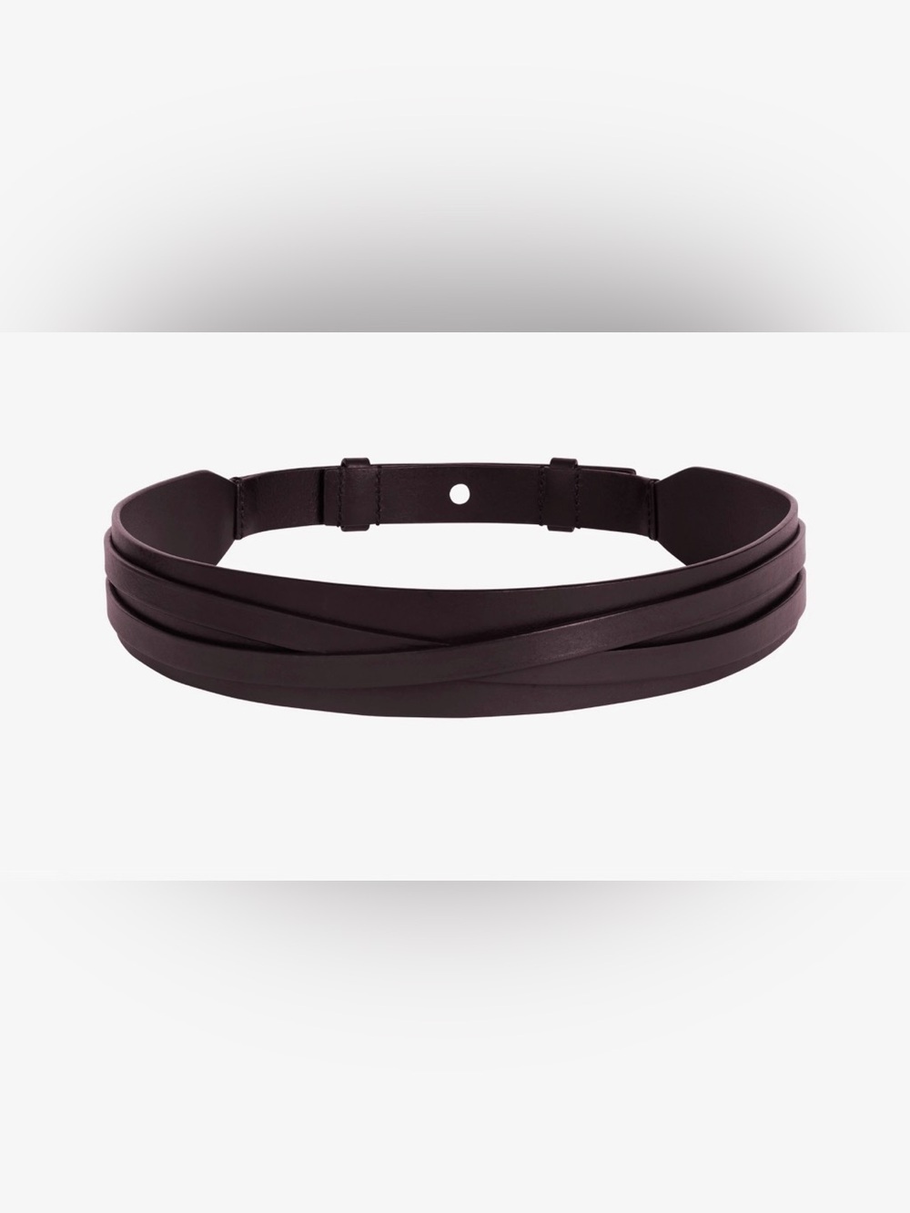 The Crossover Belt Women’s in Mahogany size M/L